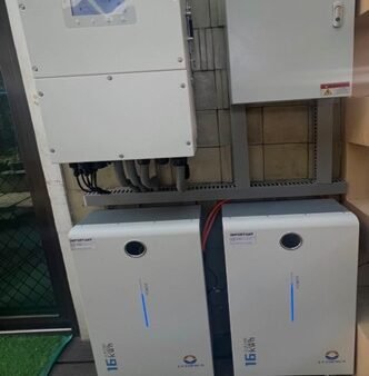 Battery storage cabinets installed at a private residence in Cebu City